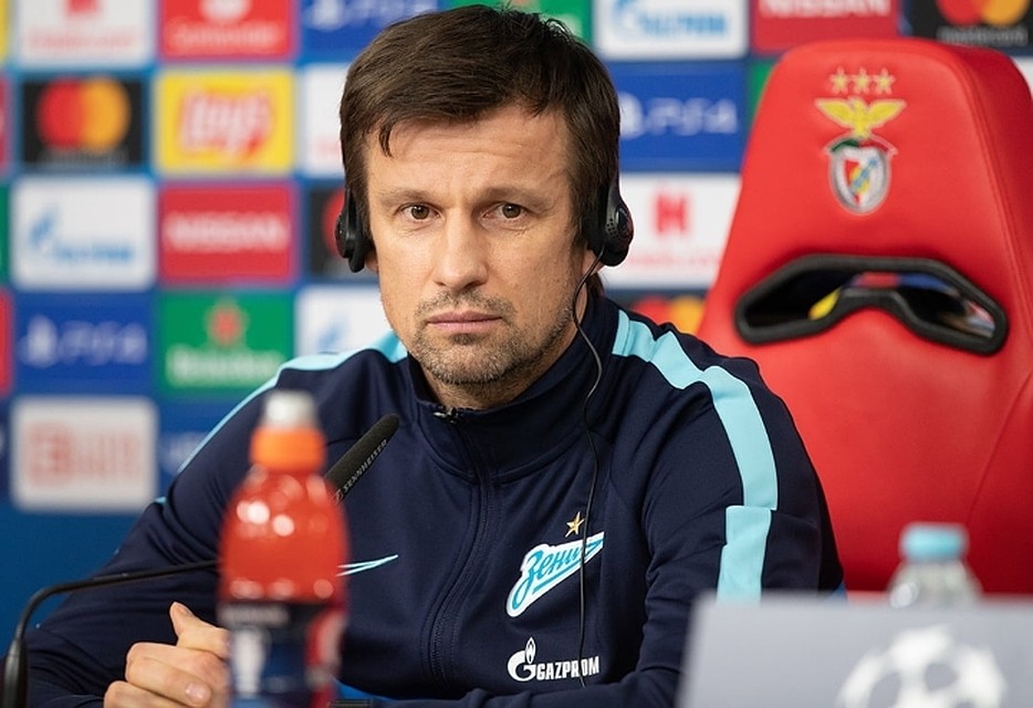Семак поделился ожиданиями от грядущего матча с "Бенфикой". Фото: fc-zenit.ru