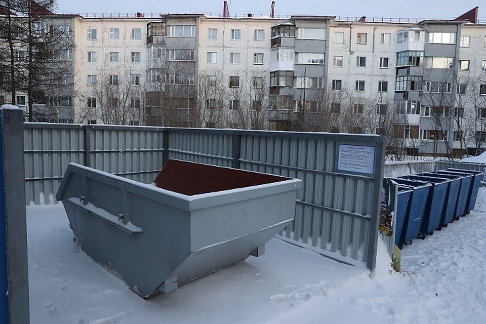 В Надыме установили площадки для сбора крупногабаритного мусора Фото: nadymregion.ru