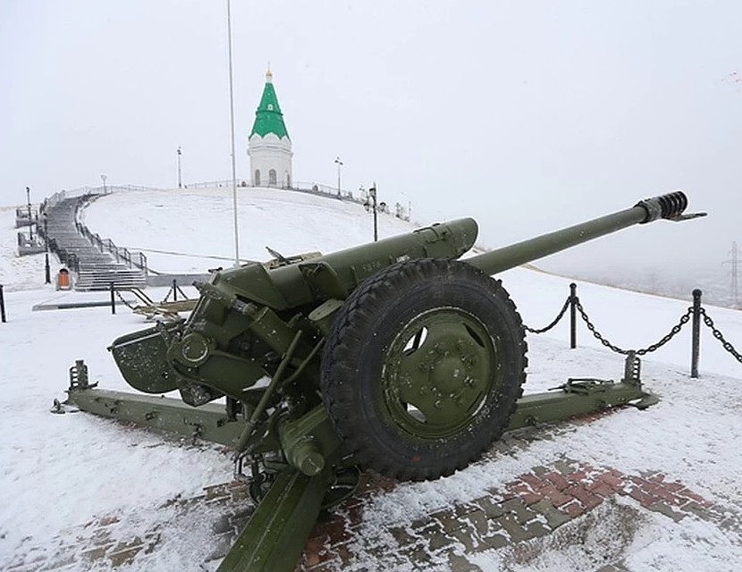 Пушку с Караульной горы в Красноярске отправили на ремонт.