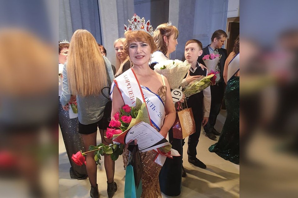 Ольга заняла первое место на конкурсе красоты. Фото: личный архив.