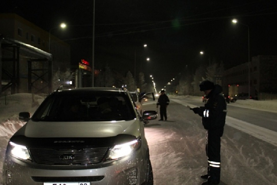 На Ямале с начала года задержали 40 пьяных водителей Фото: 89.мвд.рф