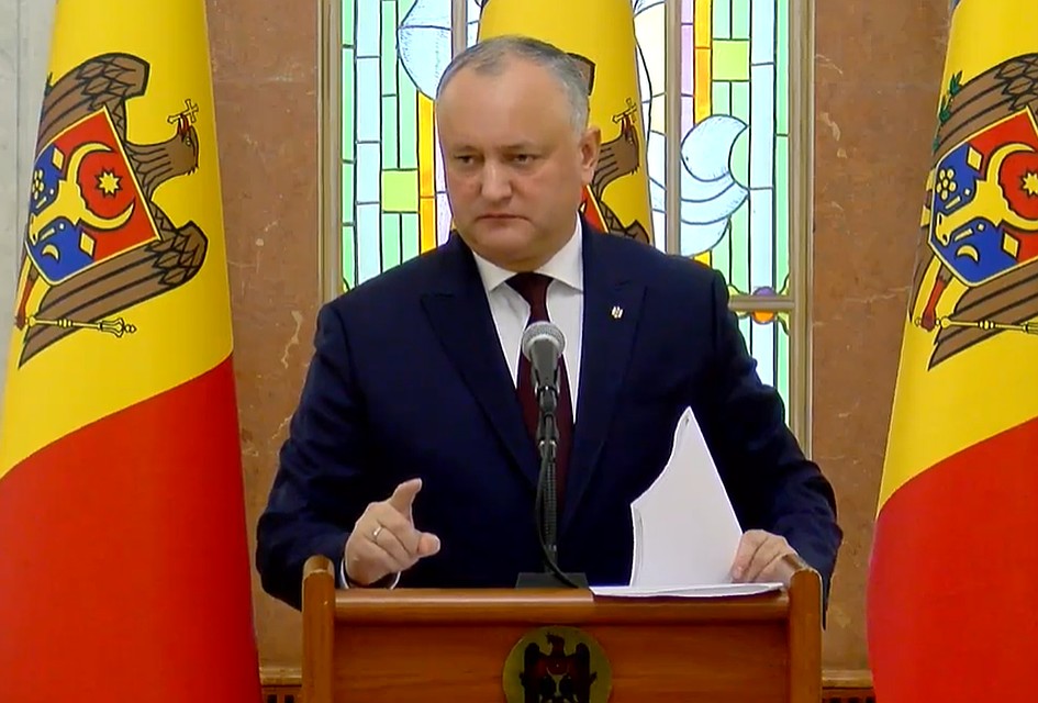 Президент Республики Молдова - Игорь Додон. Фото aif.md.