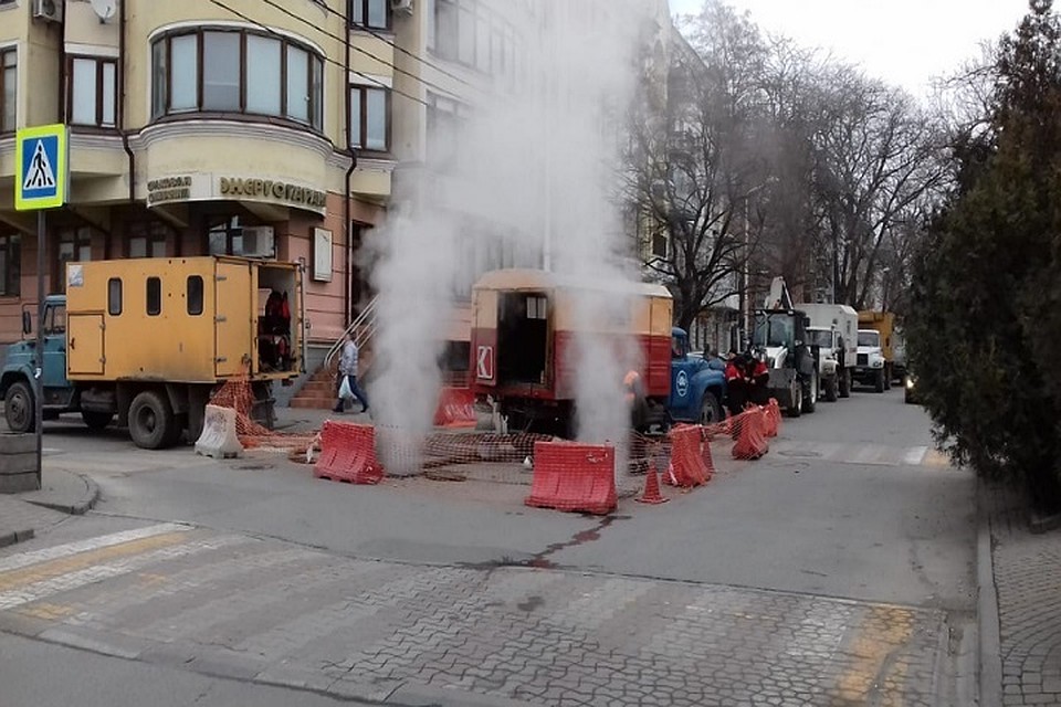 Коммунальную аварию планируется устранить в ближайшее время. Фото: пресс-служба ростовской администрации