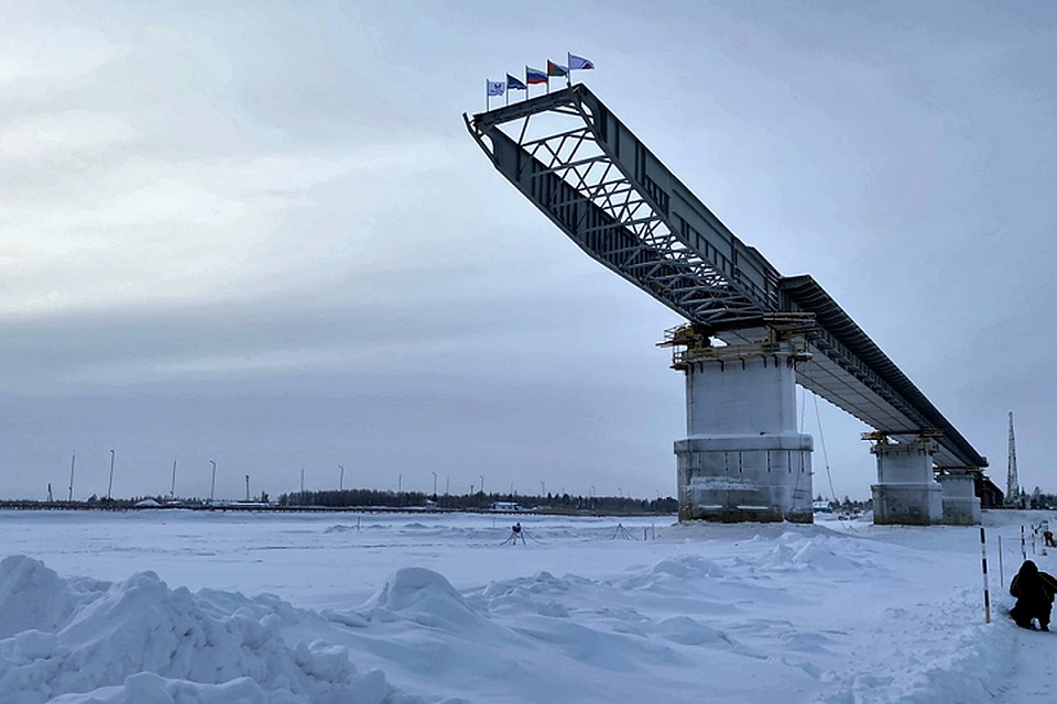 Мост через реку Пур сдадут в конце 2020 года Фото: yanao.ru