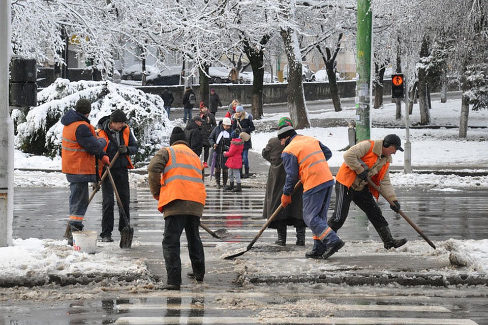 Нас ждет дождь со снегом.