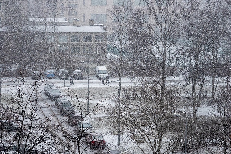 Метель придет в Санкт-Петербург уже в эту ночь, с 5 на 6 февраля.