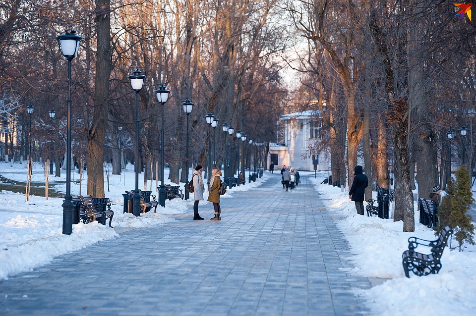 Зима еще погостит в Орле