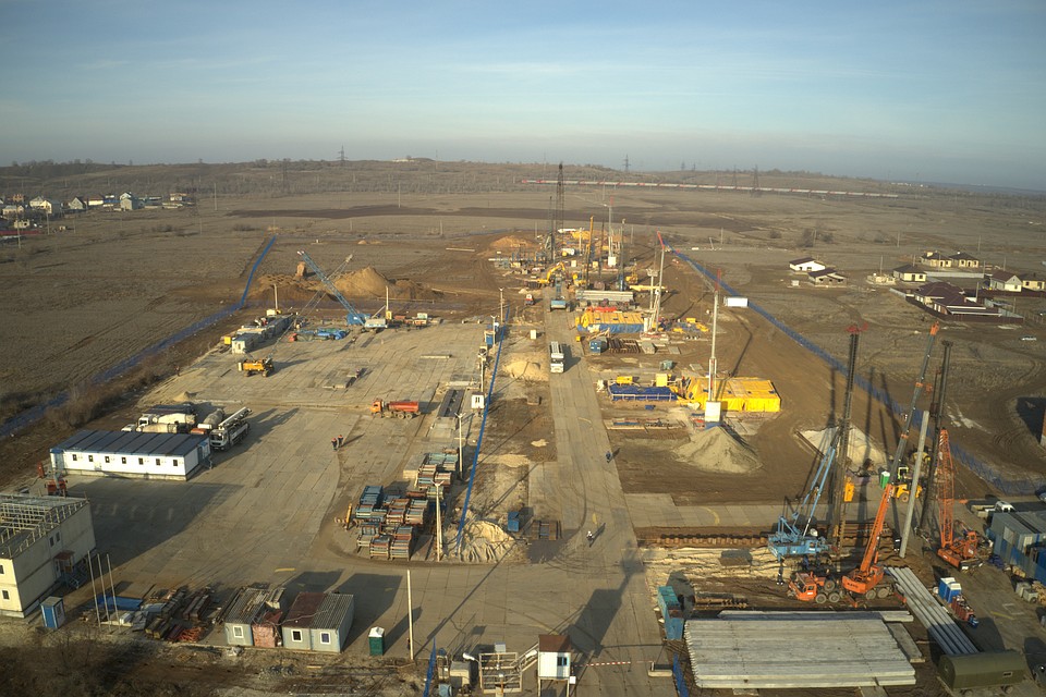 Уже забили 600 свай под будущие опоры. ФКУ Упрдор Москва-Волгоград.