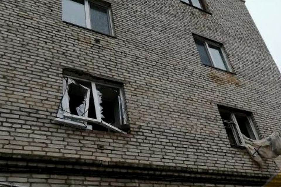 Взрывной волной выбило окна