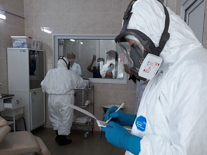 В Красноярске 85 медиков на время переехали в больницу скорой медицинской помощи. Фото: БСМП.