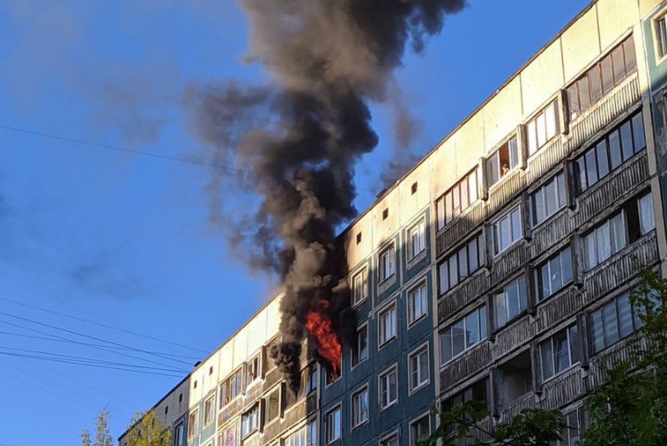 Два человека погибли в пожаре на Северном проспекте