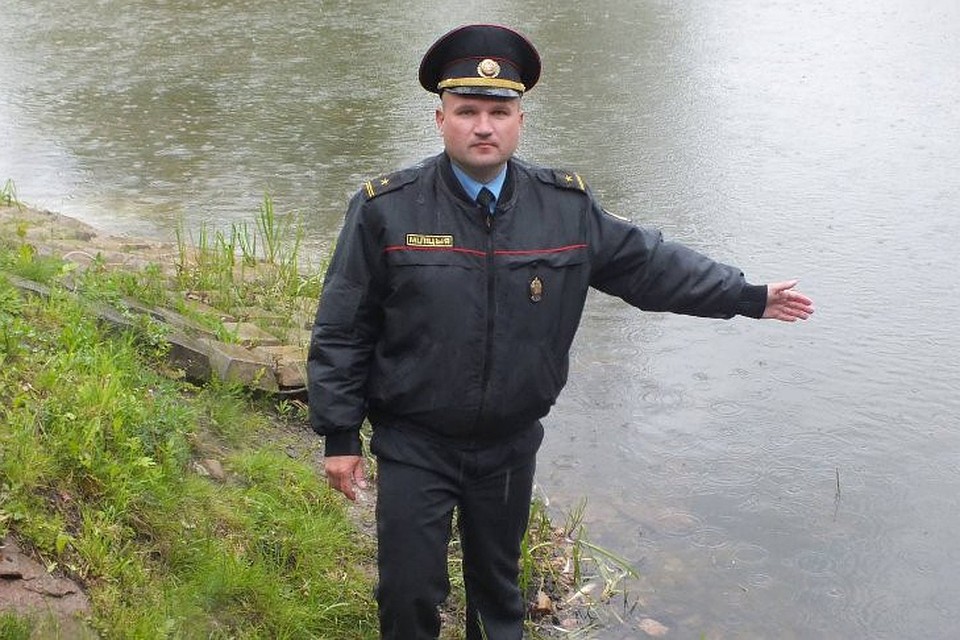 Без каких-либо колебаний, майор бросился на помощь. Фото: belta.by