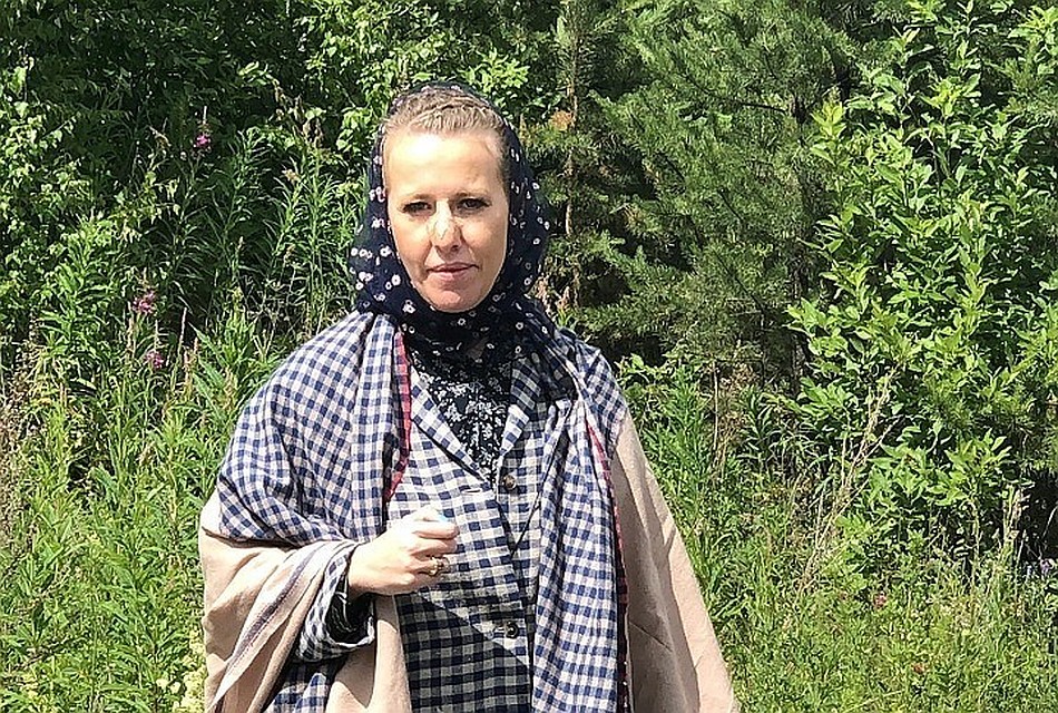 На Ксению Собчак напали в монастыре.