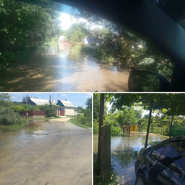 В село пришла большая вода (Фото: МВД Приднестровья).