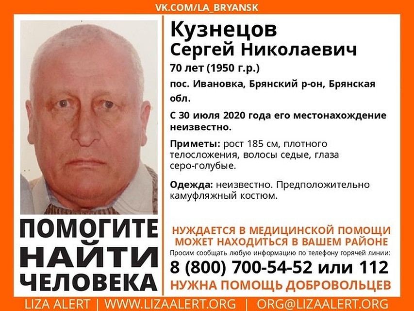 фото: Поисковый отряд «Лиза Алерт».