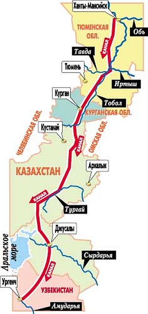 Лужков знает, куда должны течь реки.