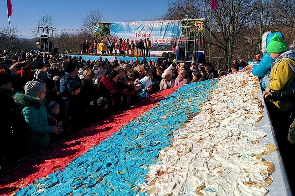 На празднование масленицы пришли более 5 тысяч человек.