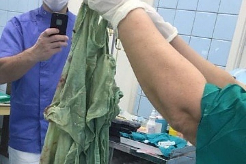 Та самая простыня раздора.