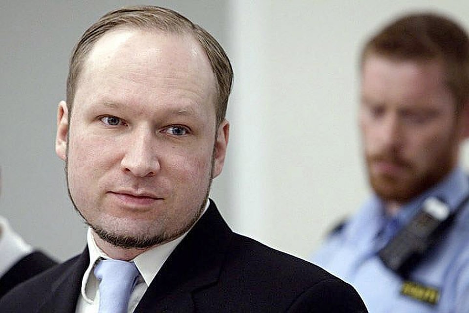 Норвежский террорист Андерс Брейвик