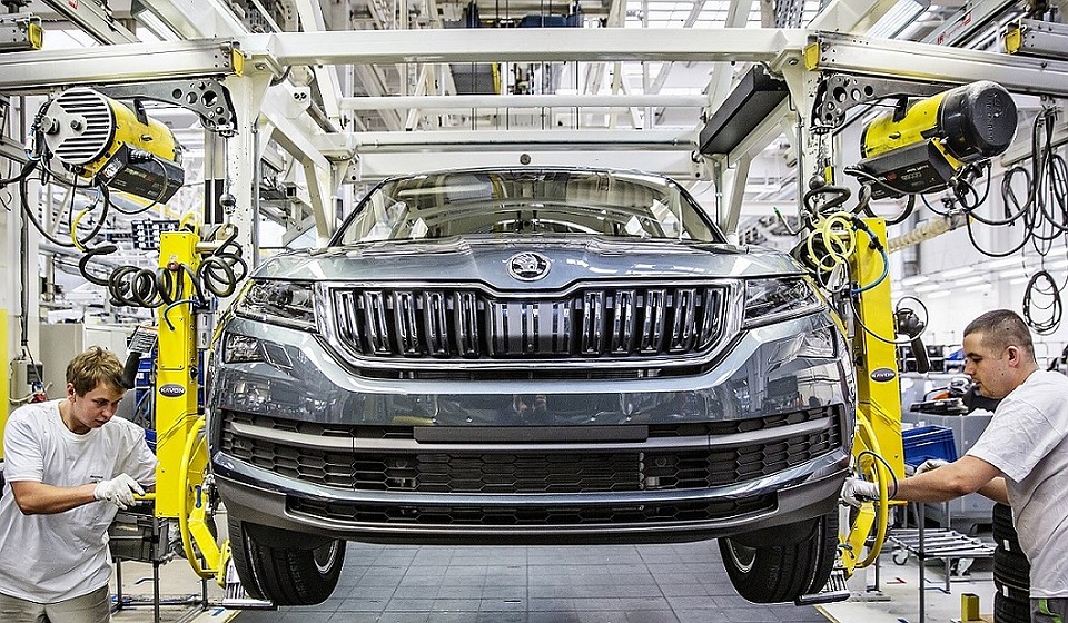 Завод в Квасинах – одна из трех производственных площадок SKODA в Чехии.