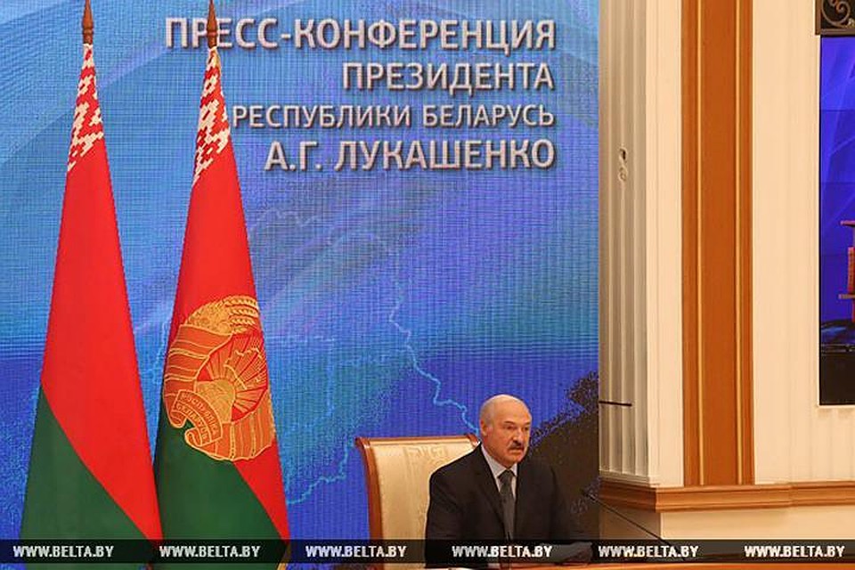 Лукашенко общался с российскими журналистами больше 5 часов. Фото: БелТА