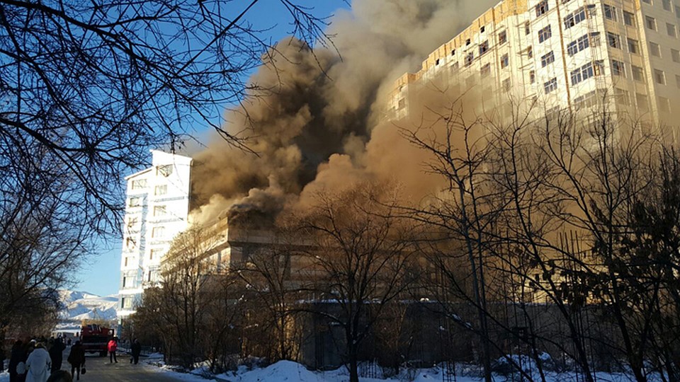 Пострадавших при возгорании, к счастью, нет.