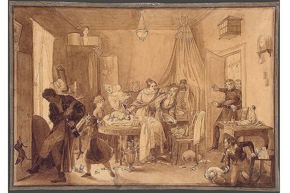Свою работу Павел Федотов написал в 1844 году.