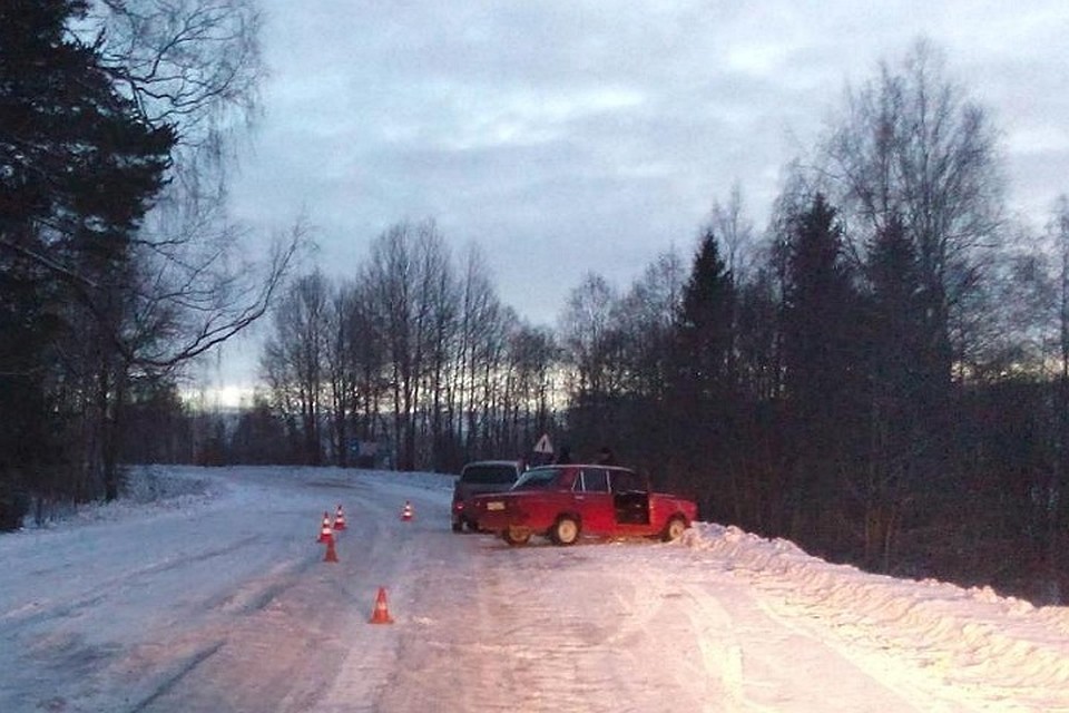 Фото с места ДТП.