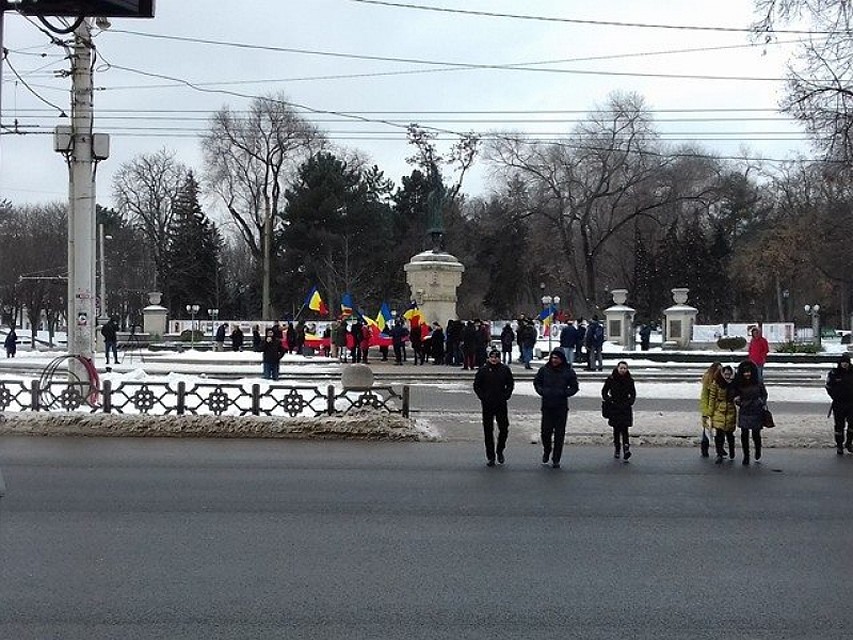 В воскресной акции унионистов участие приняли порядка 20 человек. Фото: unimedia.info.
