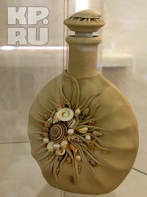 Бутылки декор кожа Бутылки декор кожа