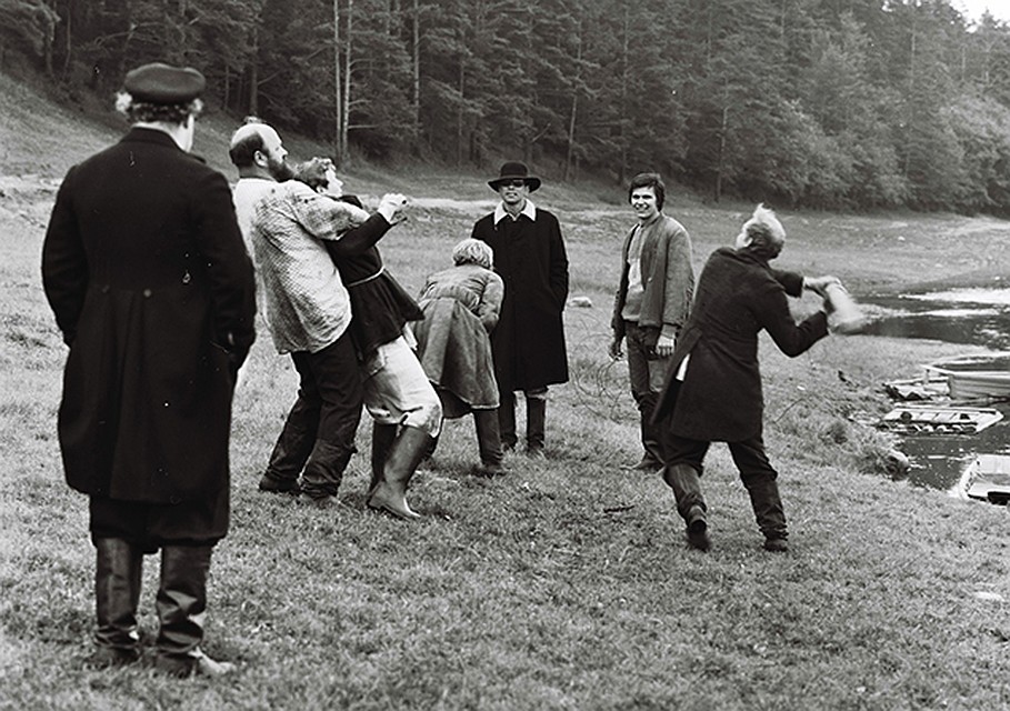 Сибириада. Репетиция драки.1976