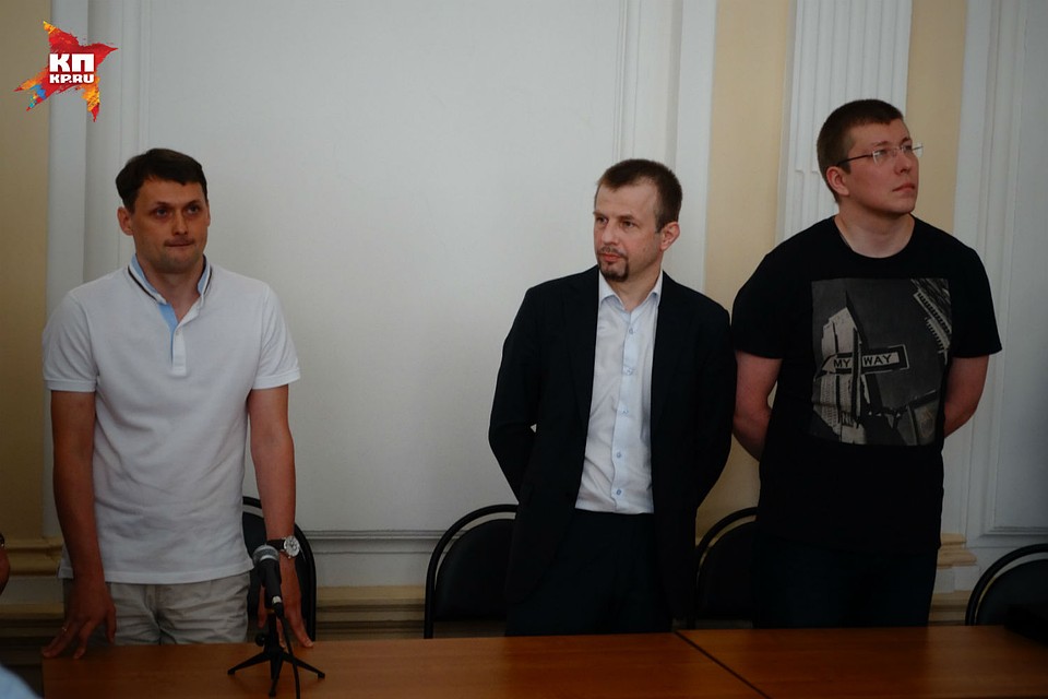 Дмитрий Донсков, Евгений Урлашов и Алексей Лопатин. Фото: Екатерина ЛЕЩЕНКОВА