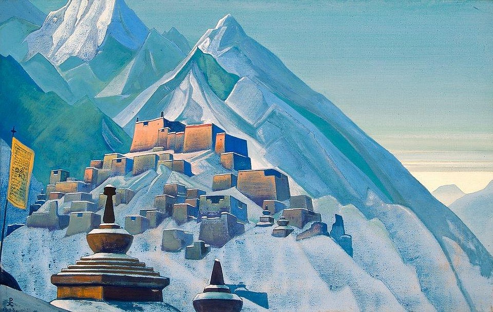 Николай Рерих "Тибет. Гималаи, 1933"
