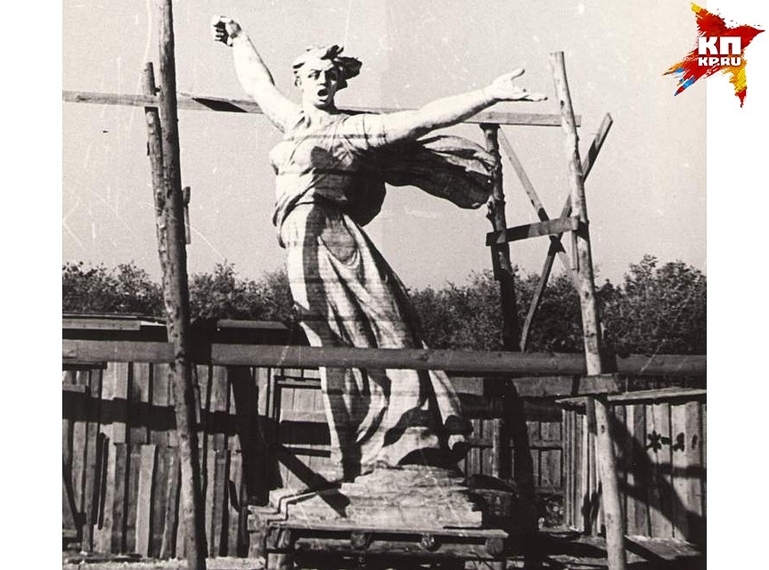 Модель Родины-матери в одну десятую натуральной величины. Фото: Музей-заповедник «Сталинградская битва».
