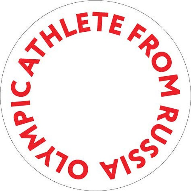 Пример логотипа для российских спортсменов, предложенный МОК. Фото: olympic.org
