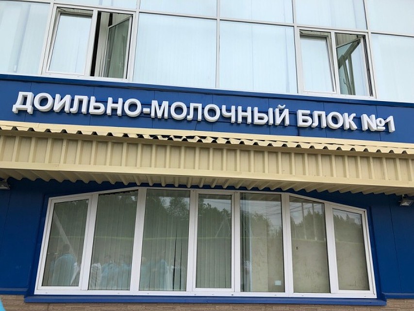 Этим утром глава региона побывал в доильном молочном блоке номер 1 Фото: Алексей КОСЕНЧУК