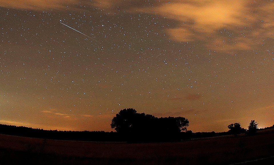 Метеоритный дождь в Премнице, Германия. Фото: REUTERS