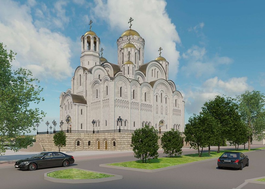 Для прихожан на первом этаже будут работать чайная, церковный магазин, крещальня и помещения с баками для святой воды. Фото: minstroy.midural.ru