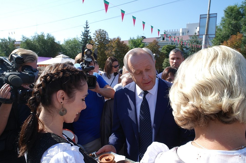 Валерий Радаев на ярмарке в Энгельсе Фото: Александр Уриевский