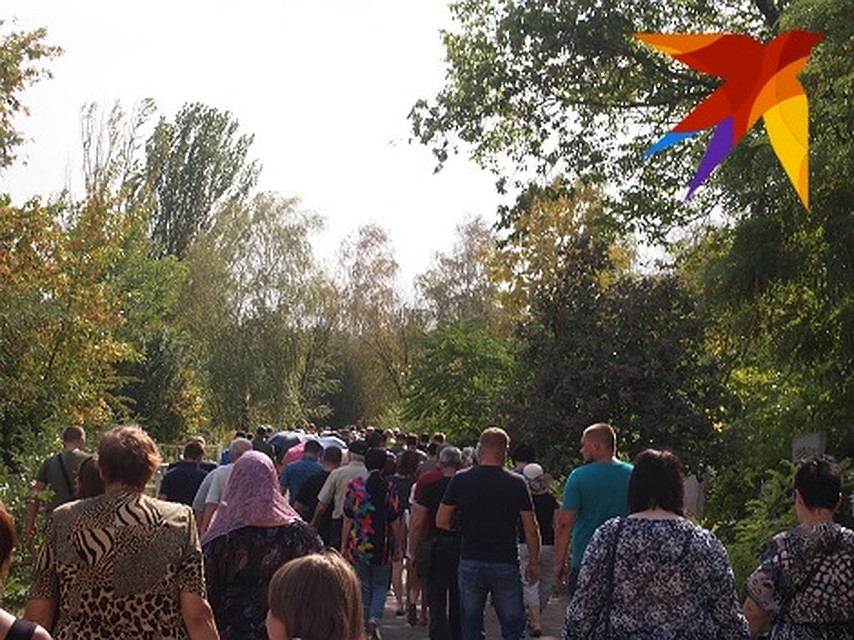 По дороге к месту захоронения Фото: Ольга ЖУКОВА