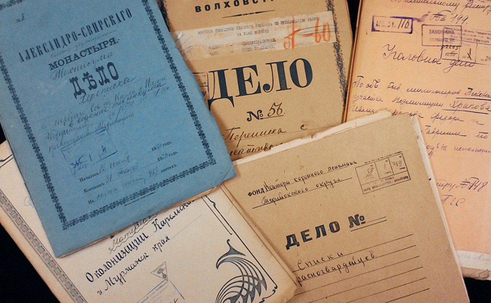 Каждое дело включает максимум 250 листов. Фото: Ленинградский областной государственный архив в Выборге