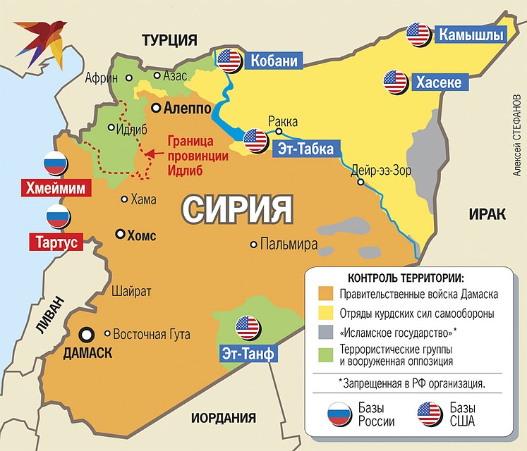Контроль территории в Сирии Фото: Алексей СТЕФАНОВ