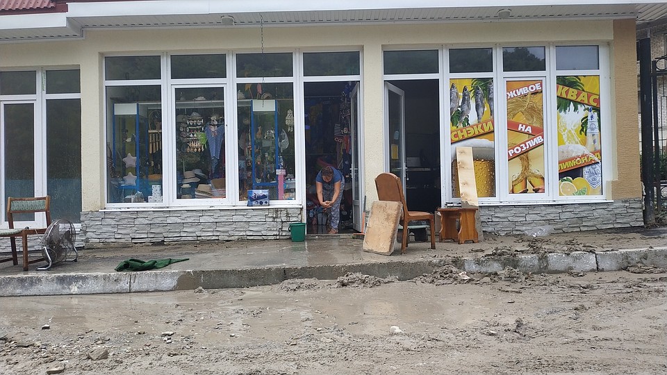 Последствия шторма в Широкой балке Фото: Пауль ГУРИН
