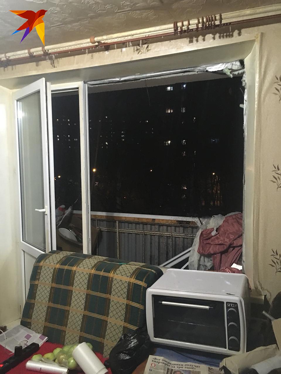 В 12-этажном жилом доме в Москве произошел взрыв Фото: предоставлено очевидцем