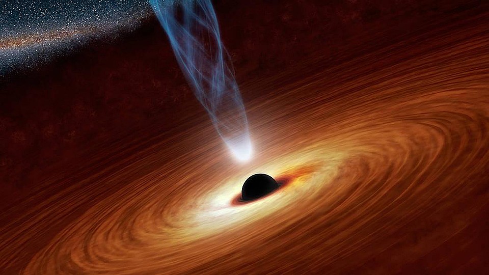 Так выглядит черная дыра Фото: NASA