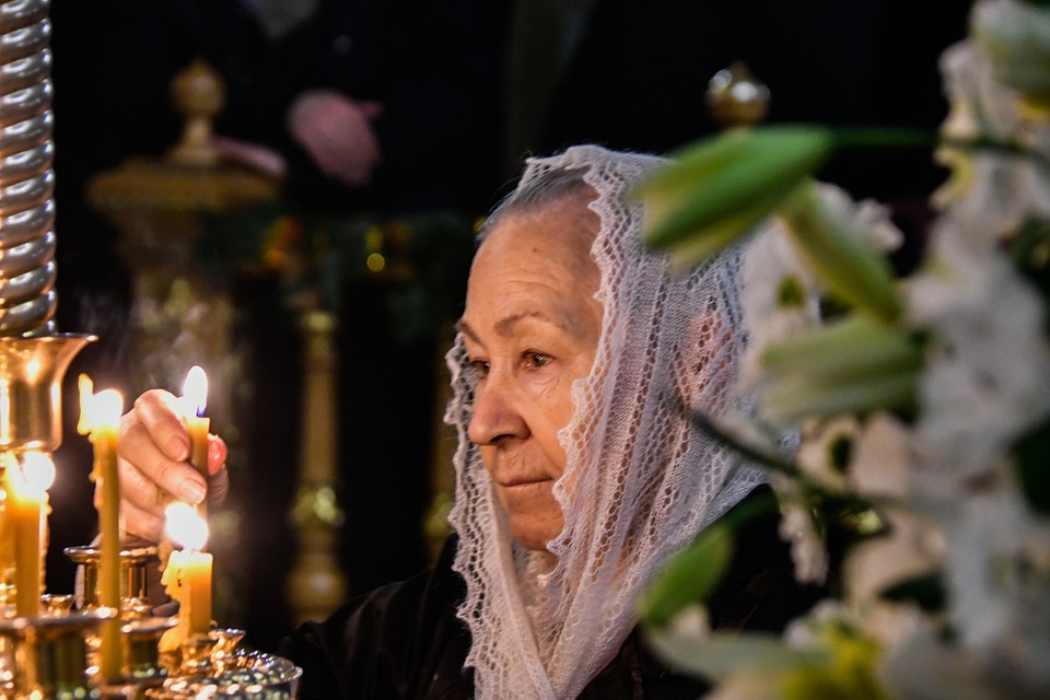 Служба в Свято-Екатерининском соборе Краснодара Фото: Кирилл ВЕРШИНИН