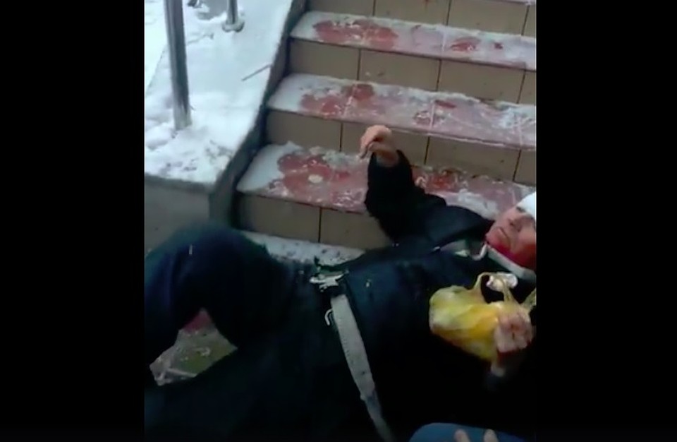 Пострадал пожилой мужчина