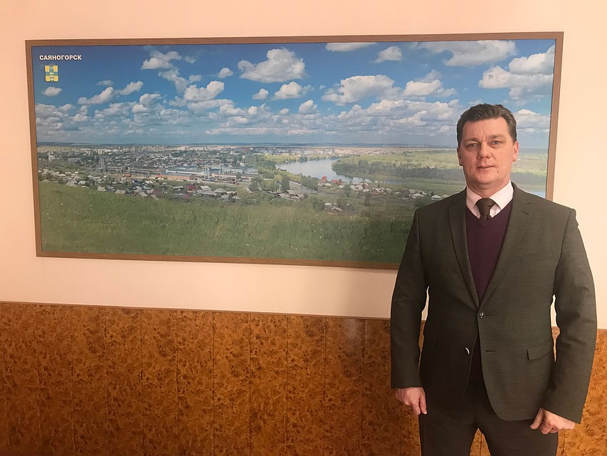 Новый мэр Саяногорска Михаил Валов. Фото: Владимир ВОРСОБИН