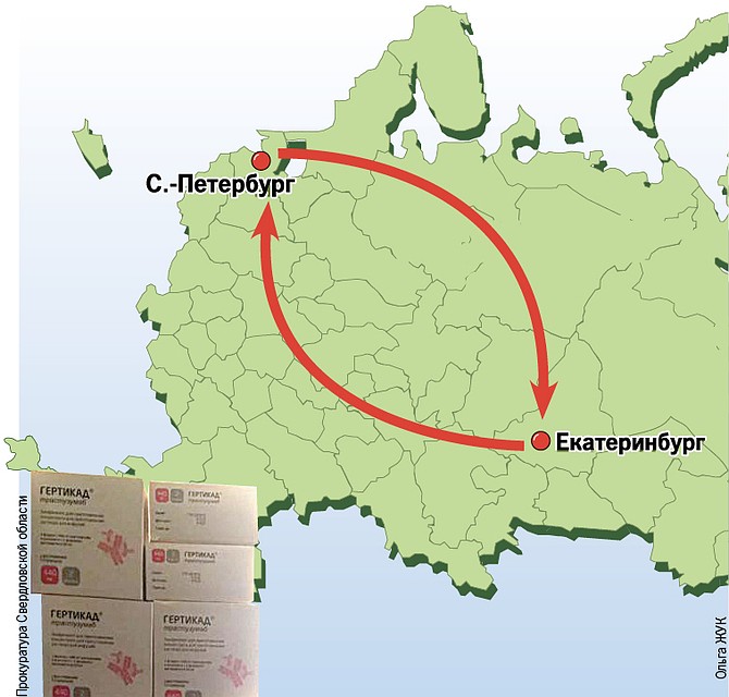 Получая от врачей больницы рецепты на препараты в одном регионе, мошенники через аффилированную фирму перепродавали лекарства официально зарегистрированным на себя компаниям, после чего поставляли инъекции в больницы других городов. Фото: Ольга ЖУК