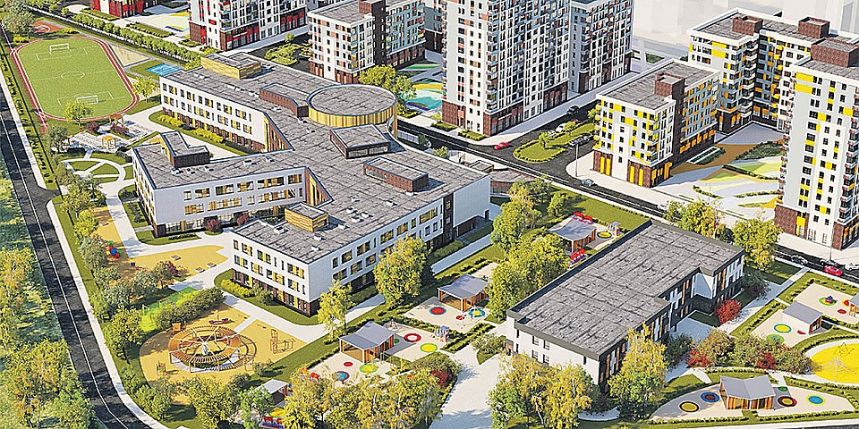 Здание-конструктор соберут из трех лучей. Фото: mos.ru